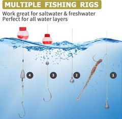 Fishing Tackle Box Complete Accessories Set for Bass Trout Walleye