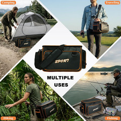 Fishing Tackle Bags, Tackle Box Organizer Gear Storage Bag, Freshwater or Saltwa