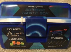 H2O X press 88 Piece Tackle Box Including Assorted Items