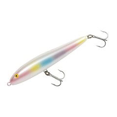 Jumpin’ Minnow Topwater Fishing Lure 4 1/2 in, 1/2 oz Mother of Pearl