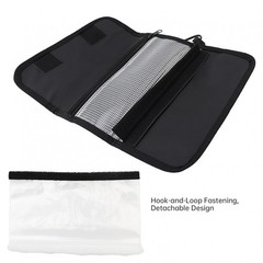 Soft Bait Fishing Pouch, Portable Nylon Bag with 6 Divided Compartments, New