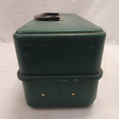 UMCO 103U GREEN PLASTIC VINTAGE TACKLE BOX RETRO Made In USA