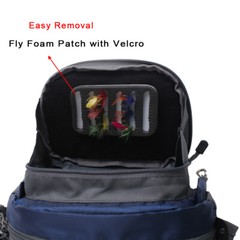 Fly Fishing Chest Pack – Convertible Waist/Hip Bag, Tackle Storage Organizer bag