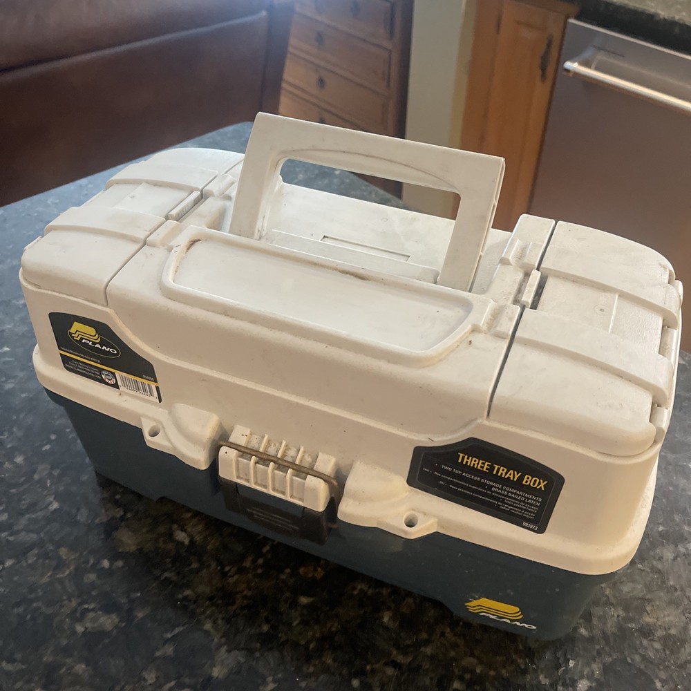 Plano Model 6203 3 Tray Box Fishing Tackle Box – Made In USA