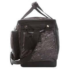 Large Fishing Backpack Charcoal Non Slip Textured Molded Bottomgray Camo Unisex