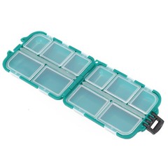 Fishing Storage Box Container Tackle Hobbies Compartments 9.9*6.5*3cm Waterproof