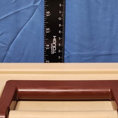 Vintage Plano 758 Large 4 Drawer Tackle Box Tan & Brown Made in USA – NOS