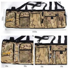 5 Gallon Bucket Tool Organizer – Adjustable Gear Bag with 6 Pockets and 2 Rod