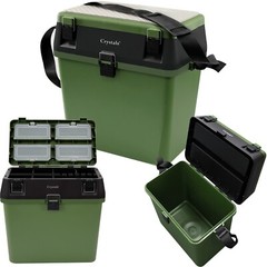 Tackle Box seat bucket box camping fishing basket boating with back pack bucket