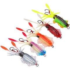 UV Luminous Fishing Lures Soft Squid Trap 15cm 556g for Grouper Red Mullet