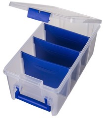 Super Half Satchel, Fishing Tackle and Gear Storage, Large, Clear