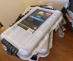 NEW -OKEECHOBEE FATS Tackle Top-Load Backpack Gray PLANO Waterproof Cases