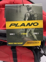 Plano Synergy Red Backpack Fishing Series E 3600 with 3 Trays NEW NWT