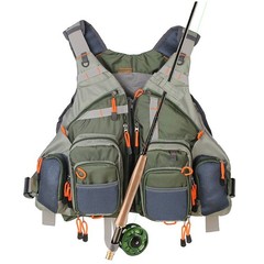 Fishing Vest Mesh for Men and Women（Army Green）