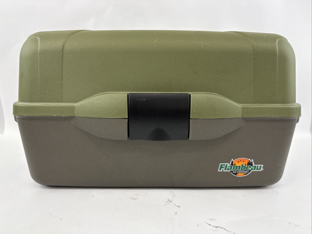 Flambeau Three Tray Tackle Box W/ Rapala Fillet – Zebco 33 Micro Reel