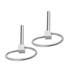 1/2Pcs Round Safety Pin Tractor Linch Pin Clip Retaining Clip Fasteners