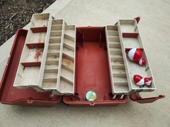 Vintage Fenwick Tackle Box 3.5 Wide Body Superb # 1