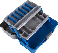 Outdoors 6382TB 2-Tray Tackle Box – Classic Fishing Lure Storage Organizer, M…