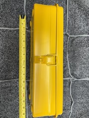 Megabass Metal Toyo Steel Tackle Box Yellow New