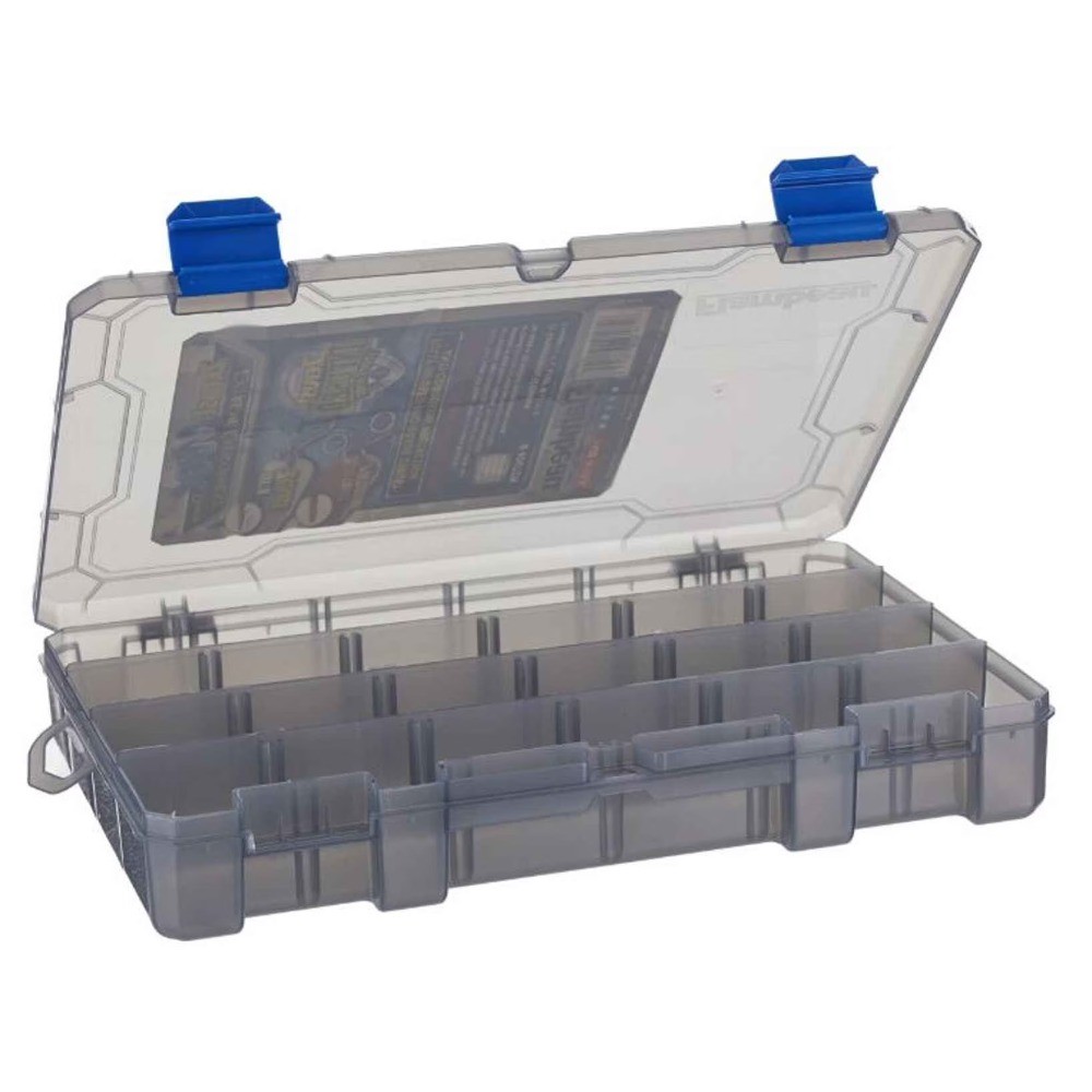 Fishing Tackle Box and Bait Storage Container 11 Inches Plastic Organizer Case