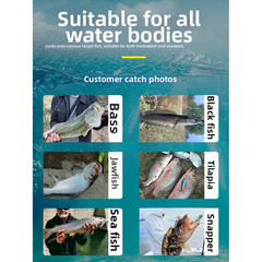 8 Section 11.4g Sinking Lure for multi Jointed Hard Plastic Freshwater Fishing