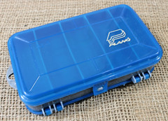 Plano 3213 Blue Double Sided Tackle Box Mini Magnum Fishing Storage Vintage USA