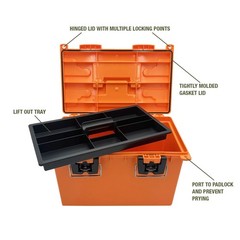 Orange Marine Storage Box Large 9″ x 13