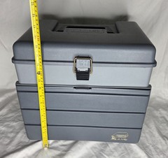 Vintage PLANO 1233 Fishing Tackle Box W/ No Storage Trays