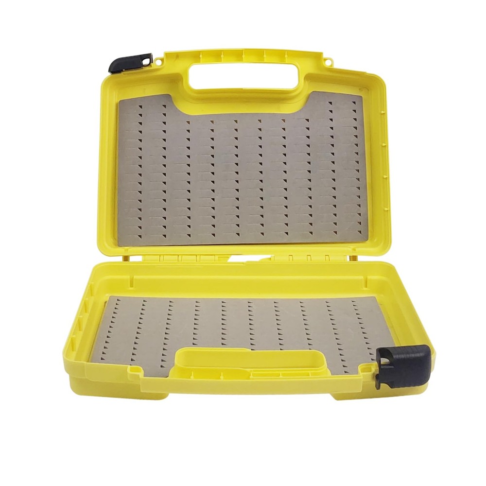 Aventik Streamer Fly Boxes Click Lock Large Streamer Flies Foam Storage Fishi…