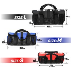 Fishing Jig Bag Mesh Washable Large Capacity Fishing Lure Bag For Boat Fishing