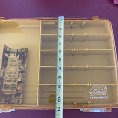 Plano 50th Anniversary 1952 2002 Two Tray Fishing Tackle Box With Dividers