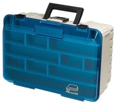 Plano Two Level Magnum 3500 Tackle Box Beige 1- Pack Sandstone/Blue