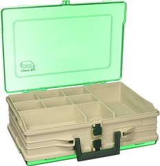 Plano Magnum Tackle Box 1119 Double Side Sandstone/Green