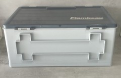 Flambeau Tri-Level Pro Tackle Box Gray Plastic Hard Case Fishing Vintage