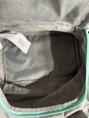 Cabela’s Gray Turquoise Teal Soft Tackle Bag 7 Zipper Pockets