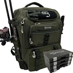 Baitium Fishing Backpack Tackle Bag 40L Capacity Green