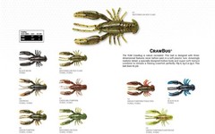 YUM Craw Chunk Soft Plastic Bait Bass Fishing Lure Crawbug – 2.5″