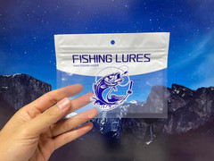50Pcs Soft Plastic Bait Packaging Bags,Fishing Hook Package Storage Bags, 6″X4″