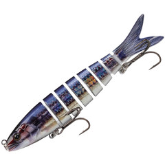 Hard Bass Lure Realistic Swim Bait Abs Plastic Construction For Bass Fishing