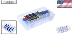 Outdoors 2003 Tuff Tainer Fishing Tray – 18 Compartments with 15 Zerust Dividers