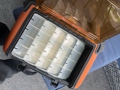 Orange Plano Tackle Case Bag, Broken Zipper Pull Tabs G