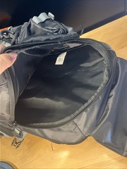 Okeechobee Fats Fishing Backpack Tackle Storage Bag Gray Black Multi Pocket