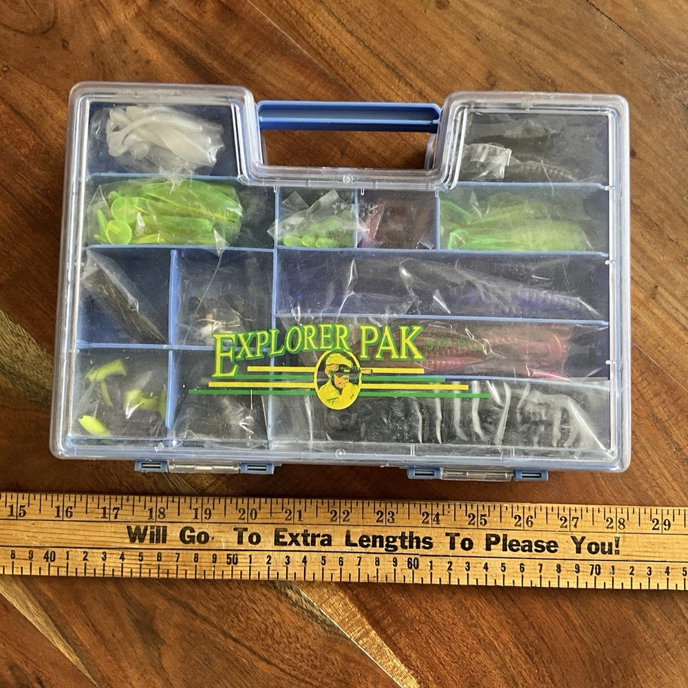 Explorer Pak Fishing Lures Kit Bass Fishing Gear Kit for Freshwater Tackle Box