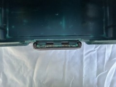 Vintage 1992 Flambeau Fishing Tackle Tackle Box Green/Gray Three Tray used