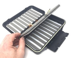 Fly Boxes For Fishing Large Waterproof Split Foam 910 Capacity Durable Case