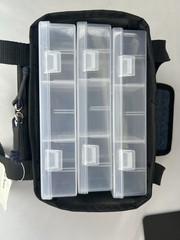 Ozark Trail Utility Tray – Fishing Bag with 3 Trays Orange Black – NWT