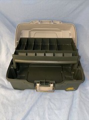 Plano 6201 One Tray Tackle Box Bait Storage Extending Cantilever tray Design