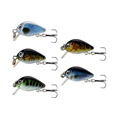 1.8g 3cm Crankbait Lure Set 5PCS for Bass Fishing with Synthetic Material Build