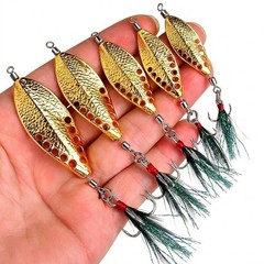 Gold Silver Spoon Bait for Proberos 3.5g 5g 7g 10g 15g VIB Swimming Lure