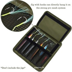 Fishing Jig Bag Large Lures Bags Saltwater & Freshwater,Slow Pitch Jigs Stora…